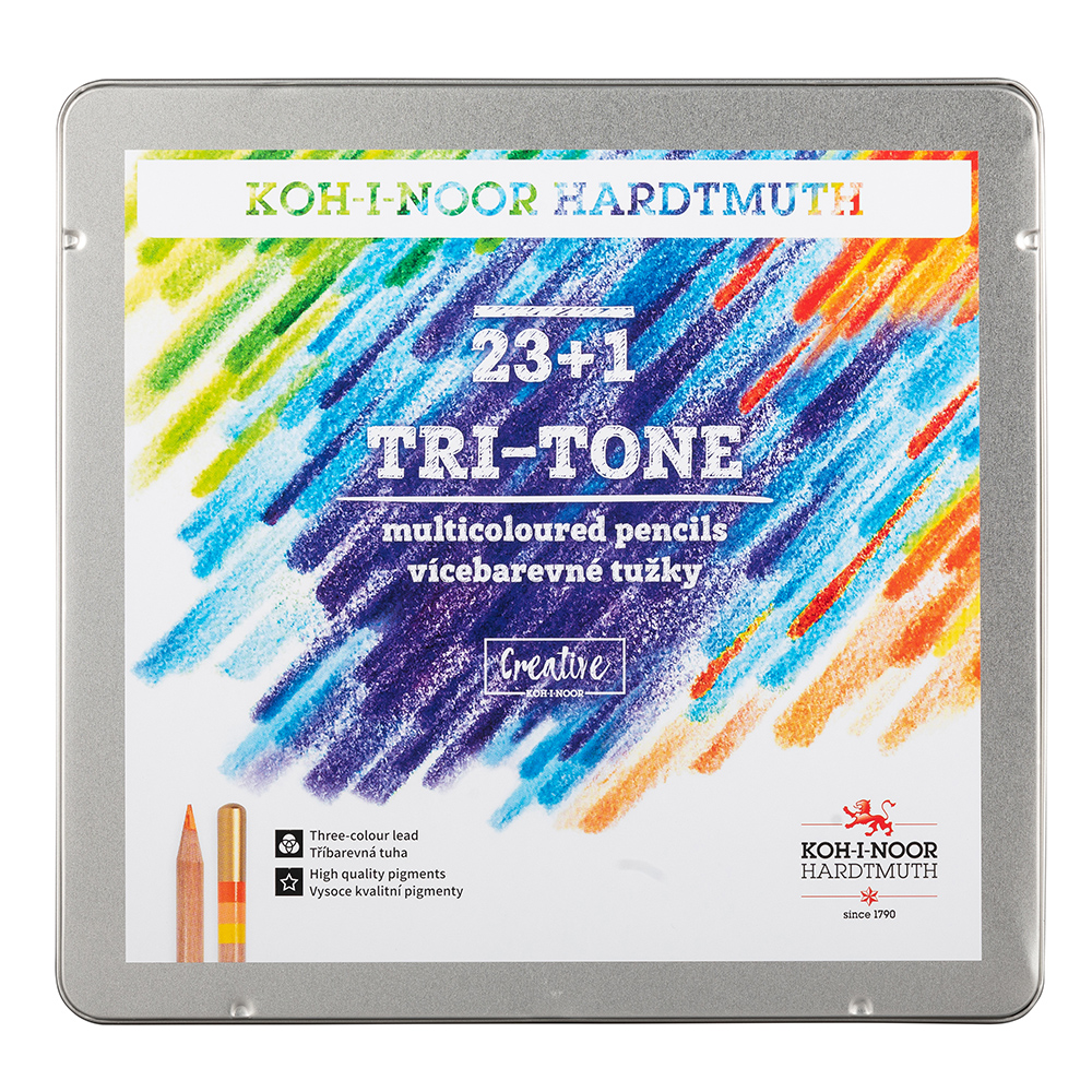 souprava tužek barevných TRI-TONE 3444 N 24 FSC 100% #134467