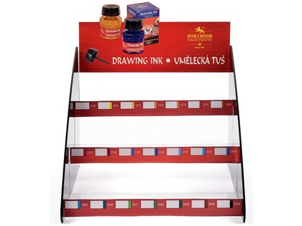 stojan prodejní na tuše prázdný #143610