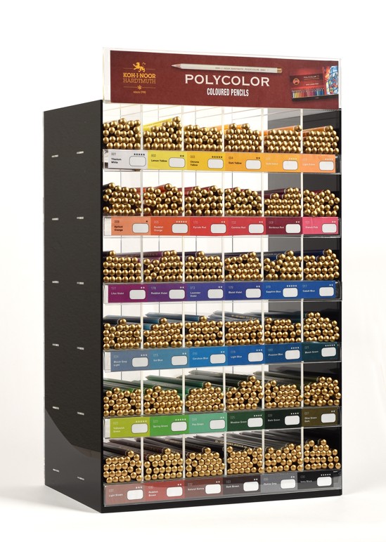 displej na tužky pastelové umělecké 3800 - doplňkové barvy III. #152915