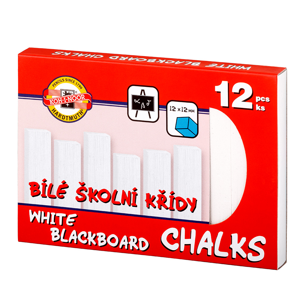 sada křídy školní bílé 12 #18286