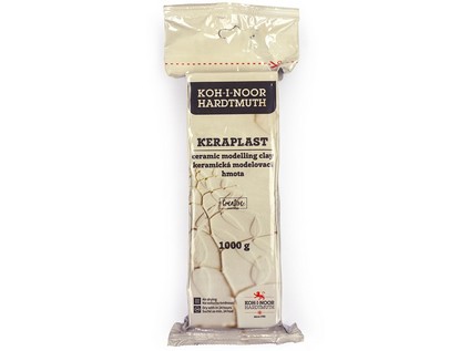 hmota modelovací 131706 keraplast bílý 1000g #18388