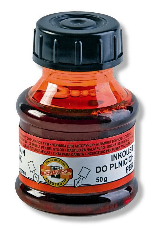 inkoust plnicí 50g červený #18451