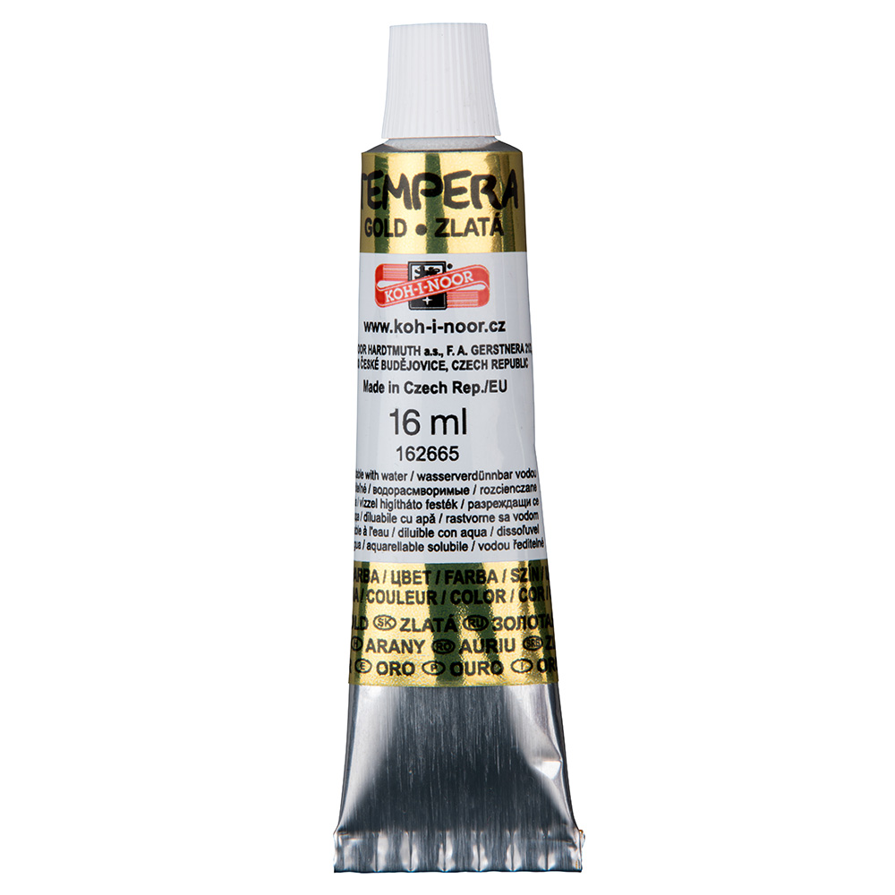 barva temperová 16ml zlatá #18897