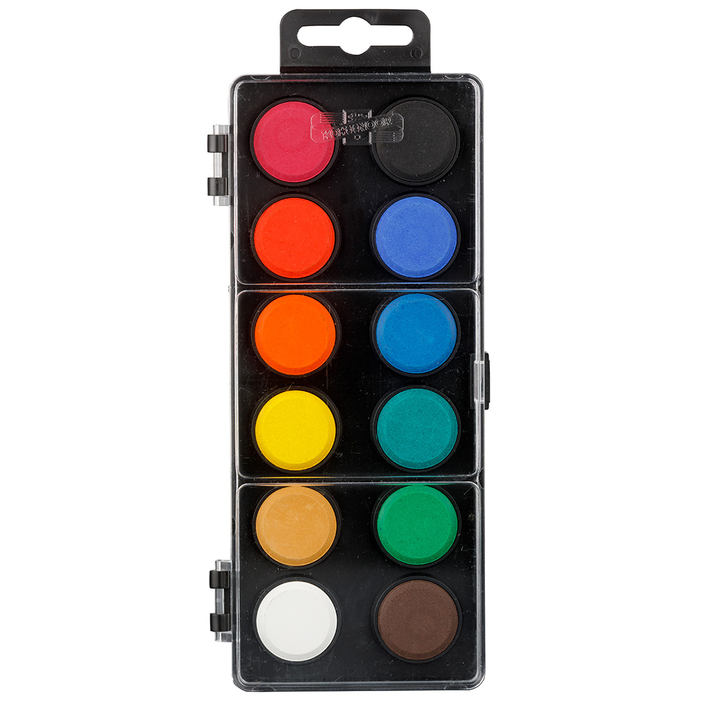 barvy vodové 22.5 černý 12 #19123