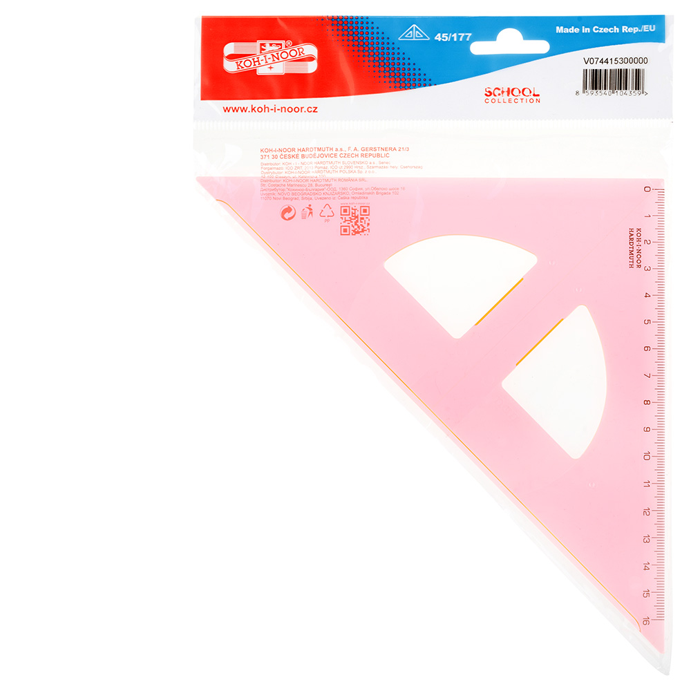 trojúhelník 45/177 744153 růžový #20341