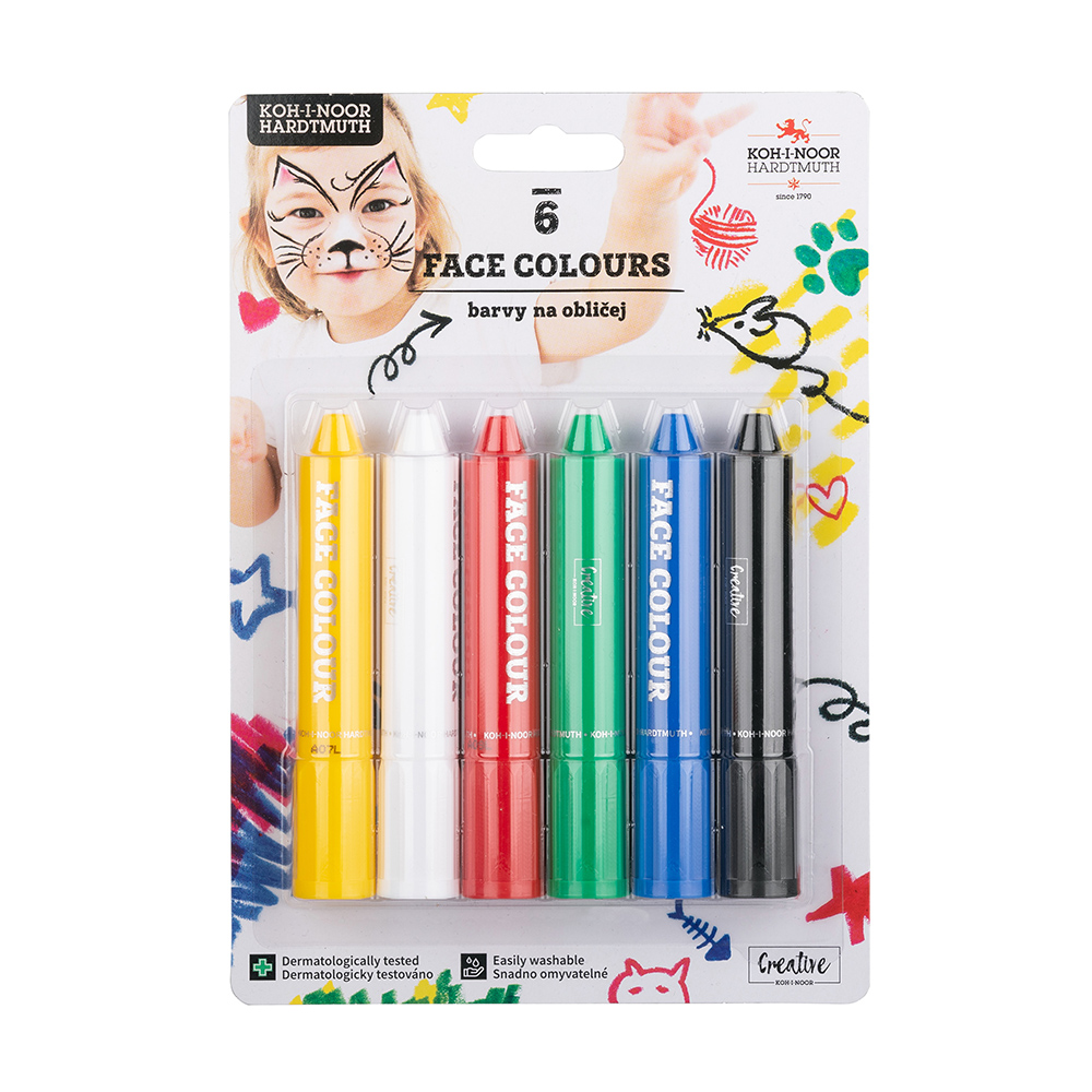 souprava barev na obličej 4610 6 #36112