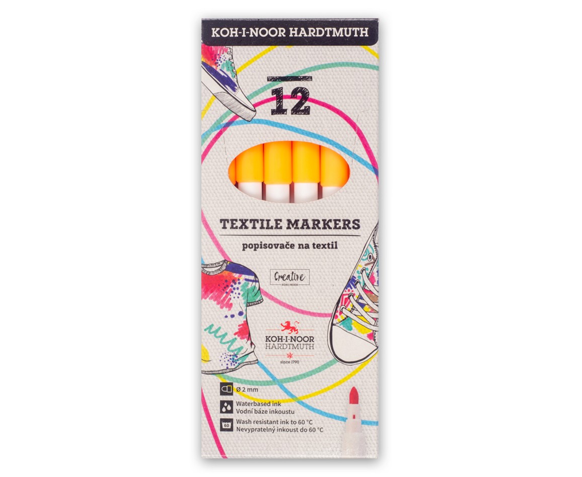 značkovač na textil 3203 fluo oranžový #57321