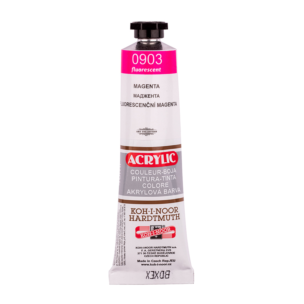163481-0162790341tb barva akrylová 40ml fluorescenční magenta 0903 #163481
