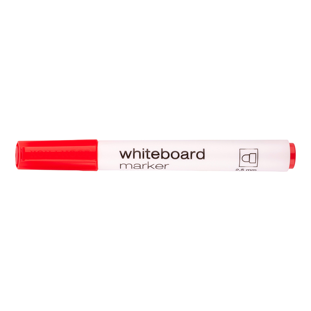značkovač White Board 9005 kulatý červený #164165