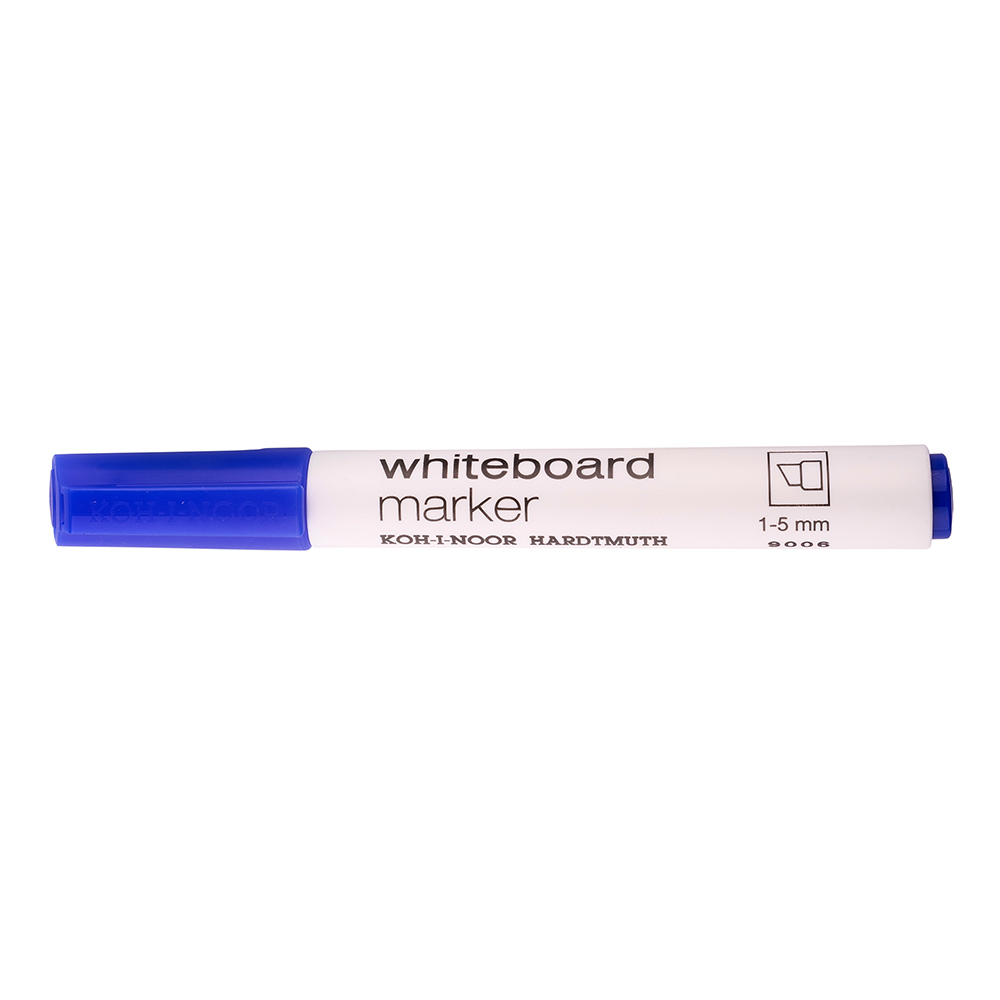 značkovač White Board 9006 plochý modrý #164546