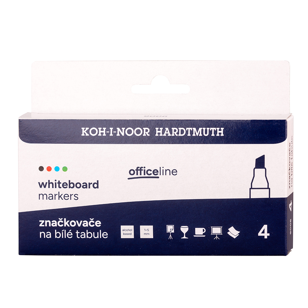 souprava značkovačů White Board 9006 4 plochý #164549