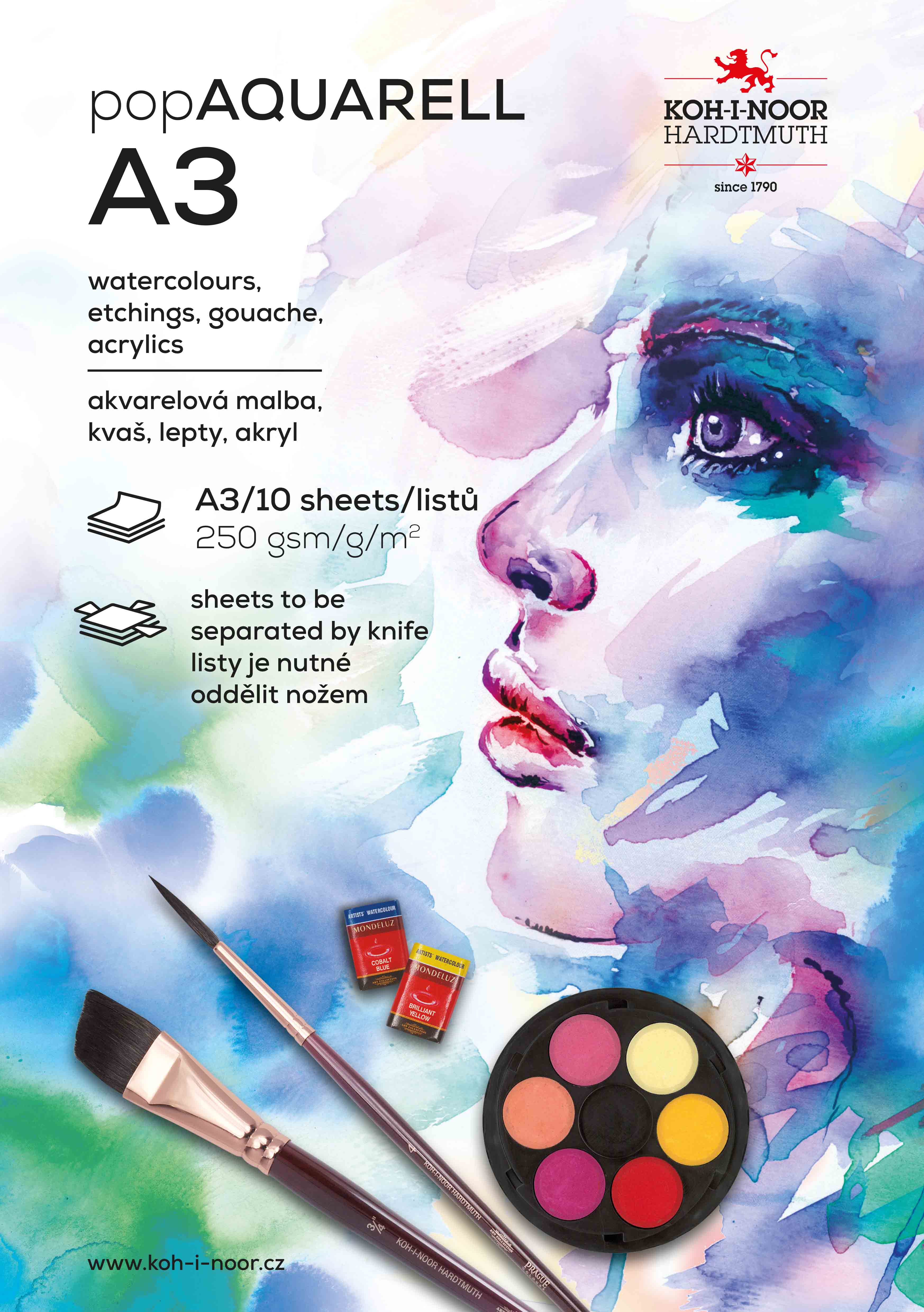 blok AQUARELL A3 #165457