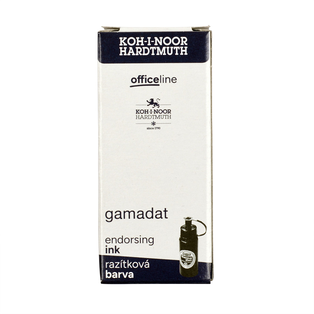 barva razítková Gamadat 20g černá #172701