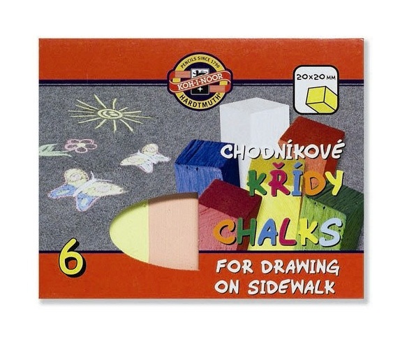 souprava křídy chodníkové 6 #18299