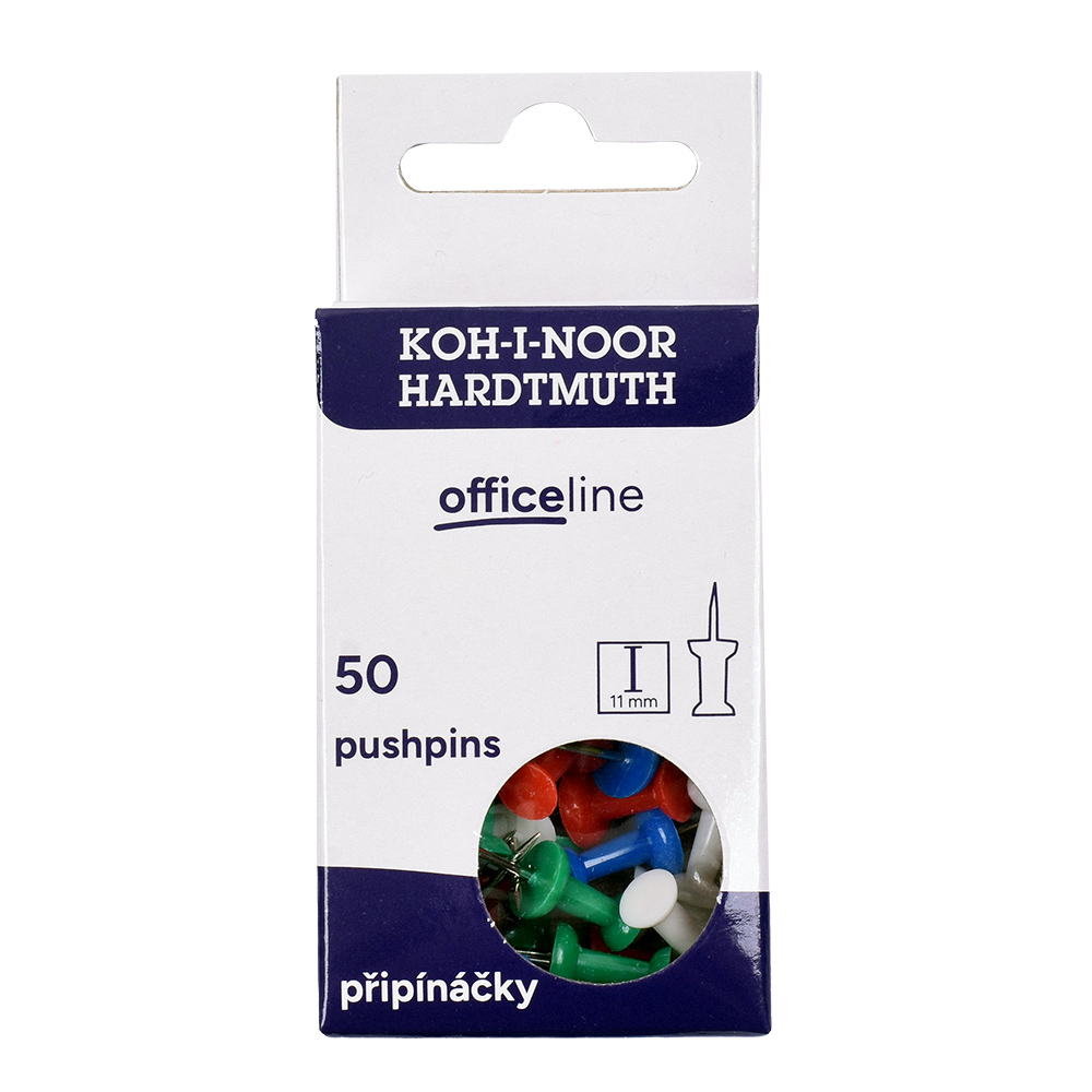 připínáčky 11mm barevné #50253