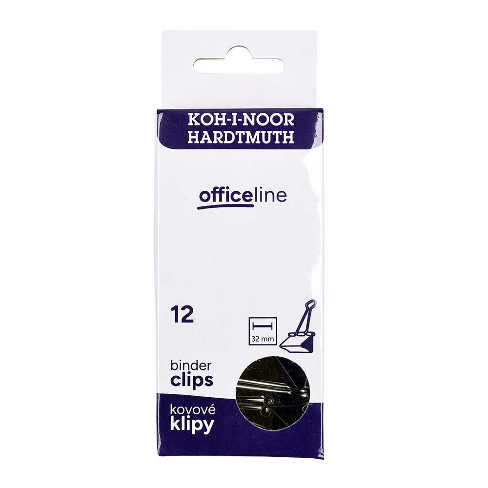 klipy kovové 32mm #50260