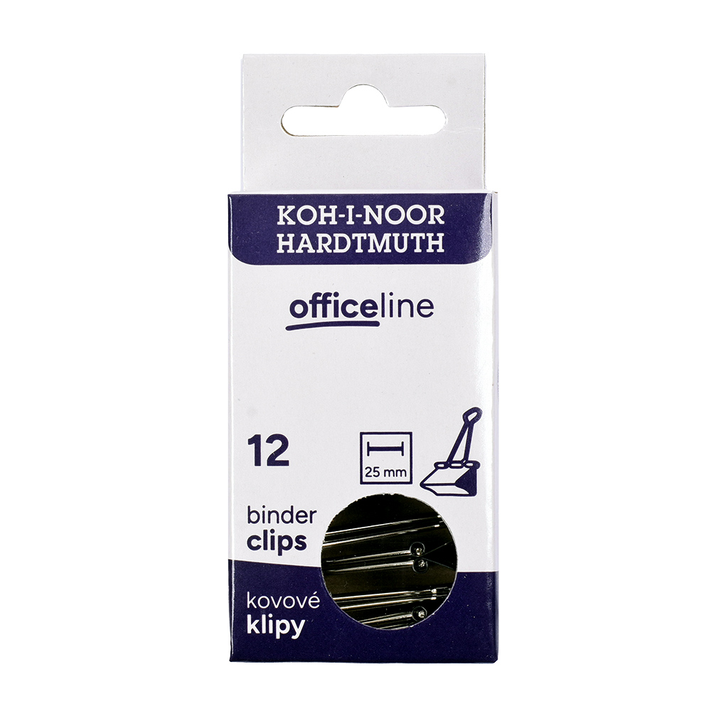 klipy kovové 25mm #50261