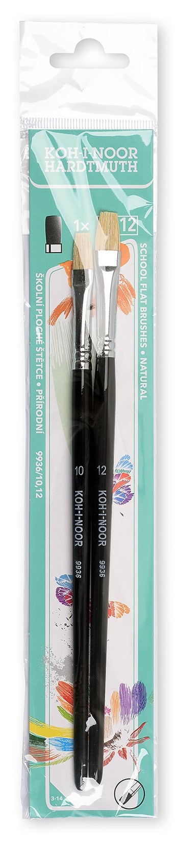 souprava štětců plochých 10+12 #55664