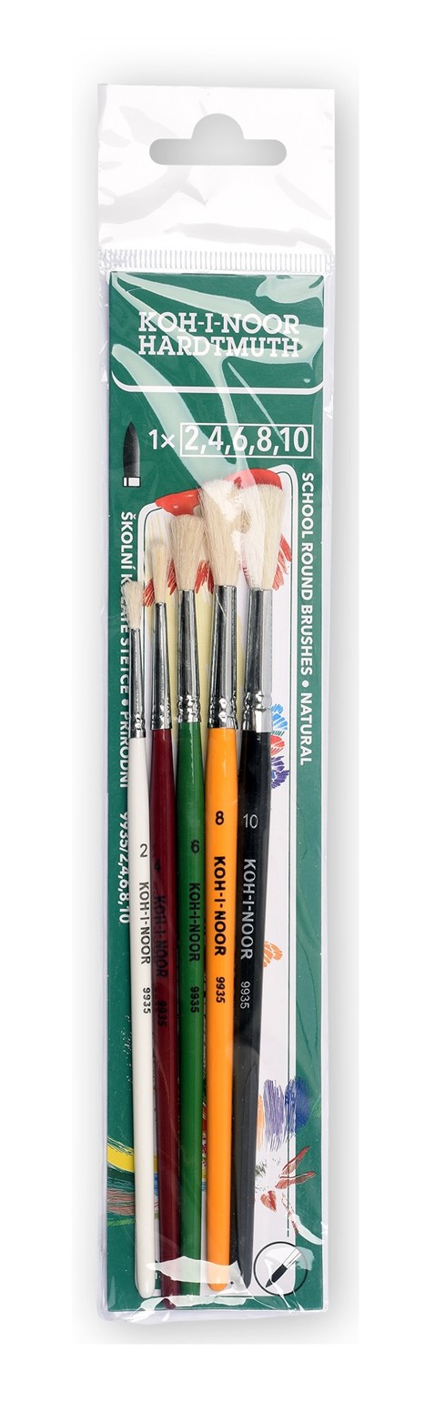 souprava štětců kulatých 2+4+6+8+10 #56864